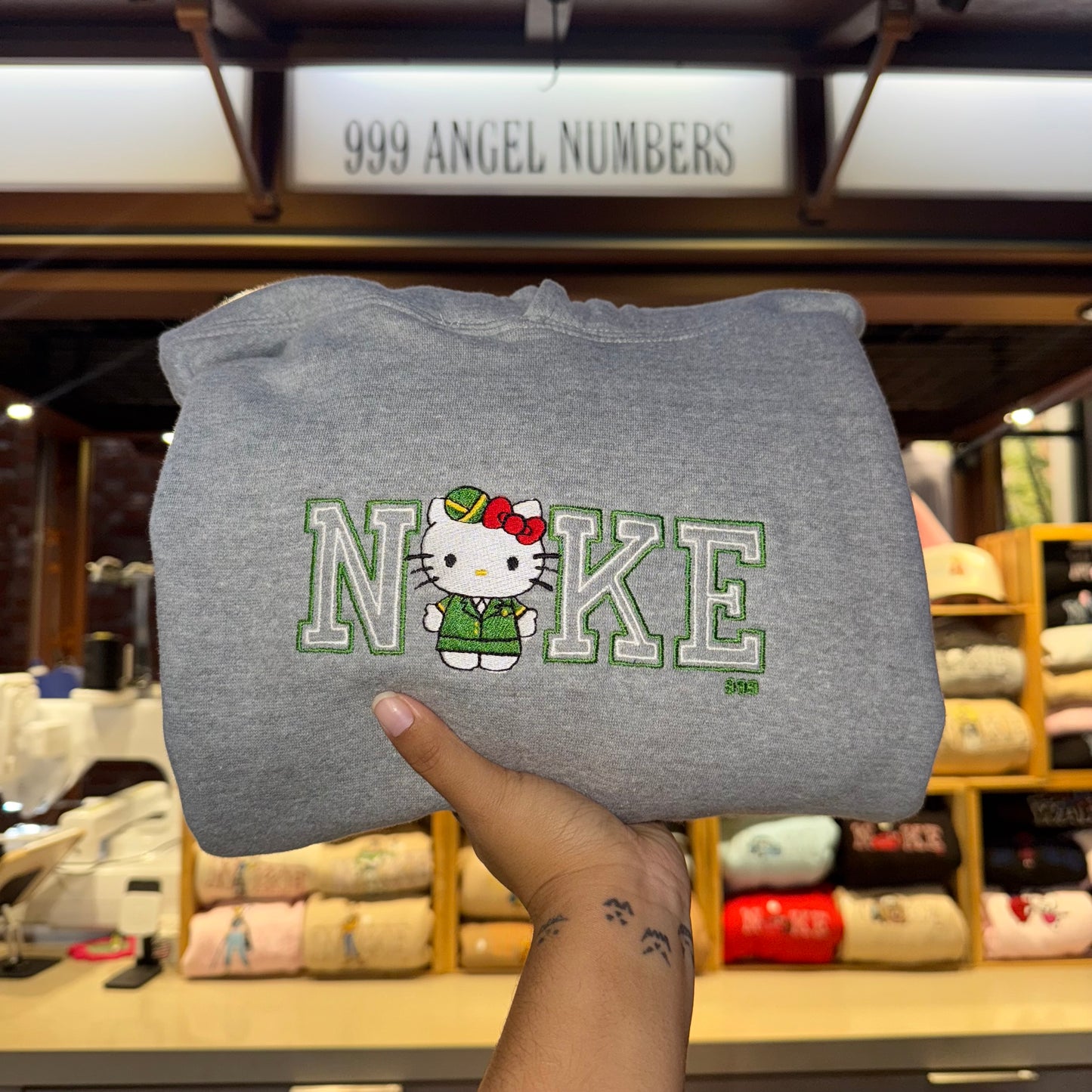 Custom Character+Double Line Letters Sweater