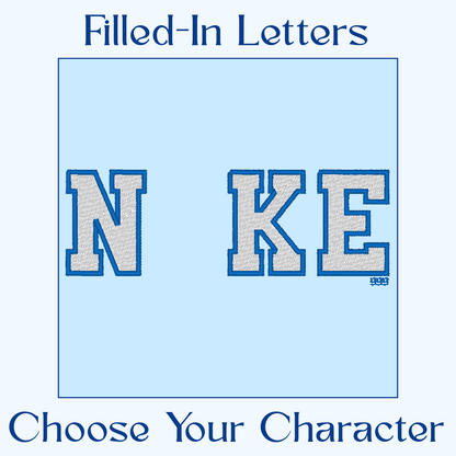 Custom Character+Filled In Letters Sweater