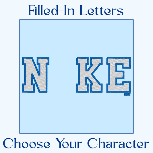 Custom Character+Filled In Letters Sweater