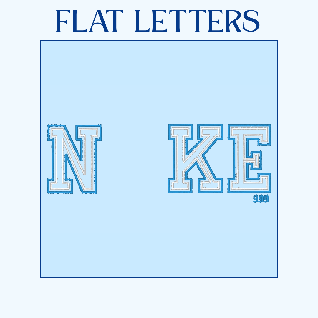 Custom Character+Double Line Letters Sweater