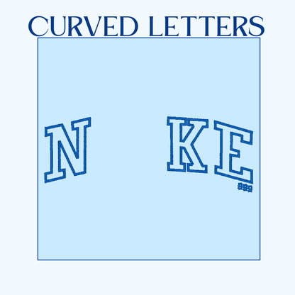 Custom Character+Outline Letters Sweater