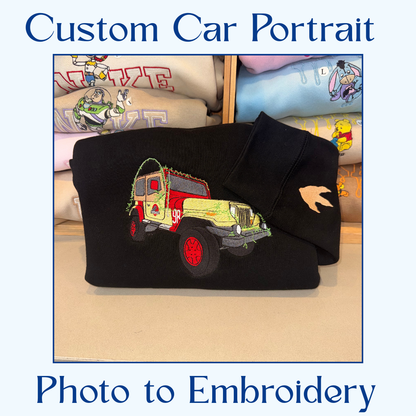 Custom Embroidered Car Sweater
