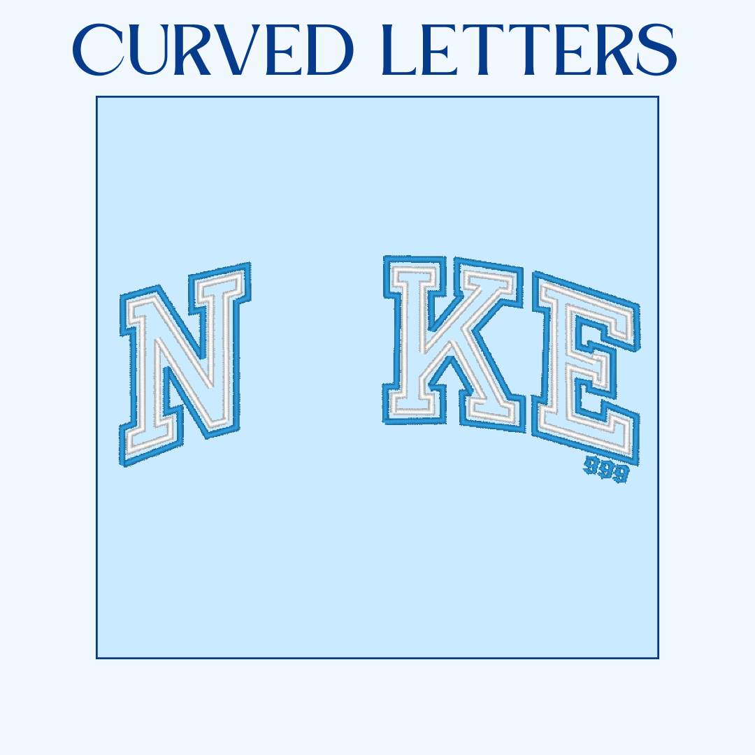 Custom Character+Double Line Letters Sweater