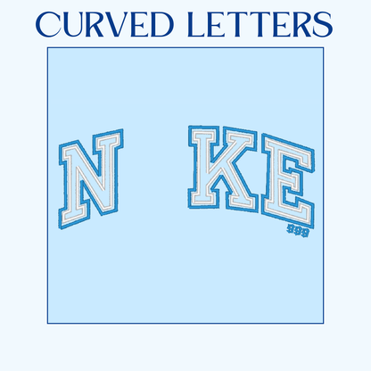 Custom Character+Double Line Letters Sweater