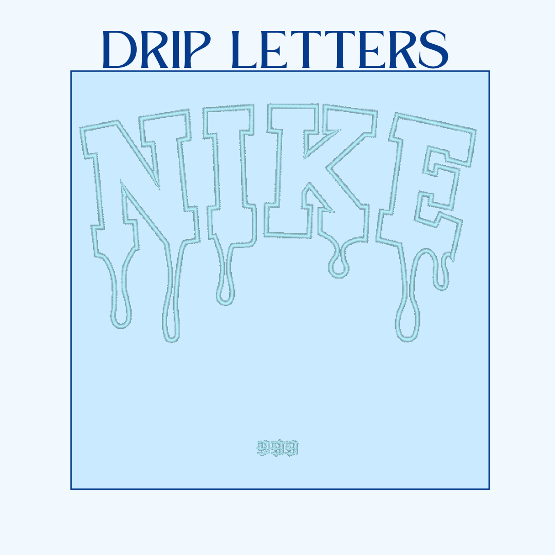 Custom Character+Outline Letters Sweater