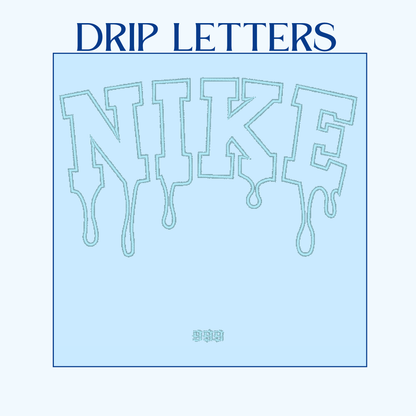 Custom Character+Outline Letters Sweater