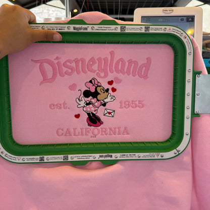 Mouse Girl Park CA Embroidered Sweater