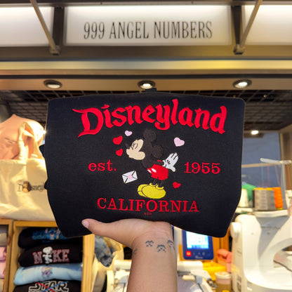 Mouse Boy Park CA Embroidered Sweater