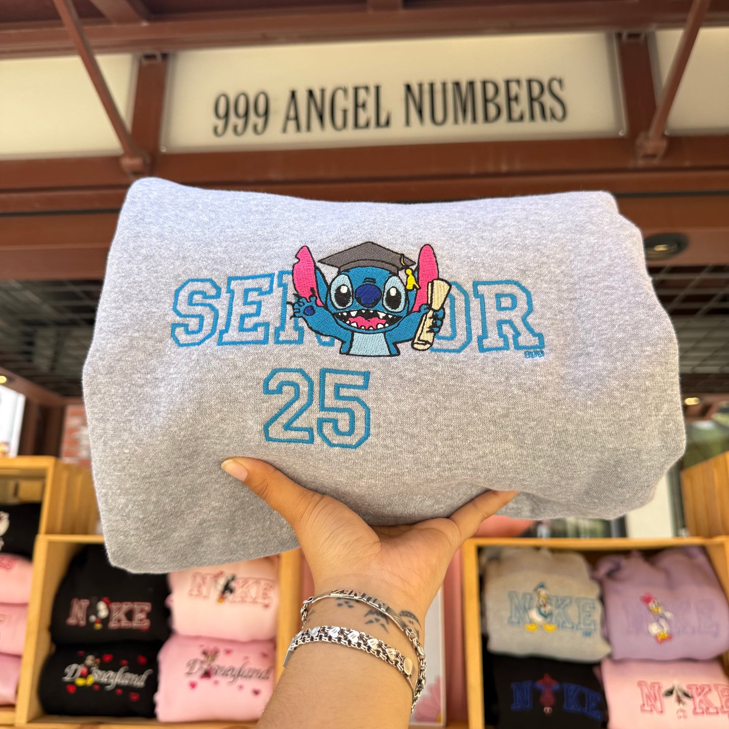 Senior Alien Blue Sweater