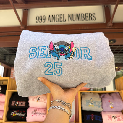 Senior Alien Blue Sweater