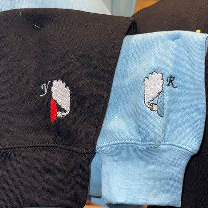 Matching Hand Hearts Sleeve Detail Add-On