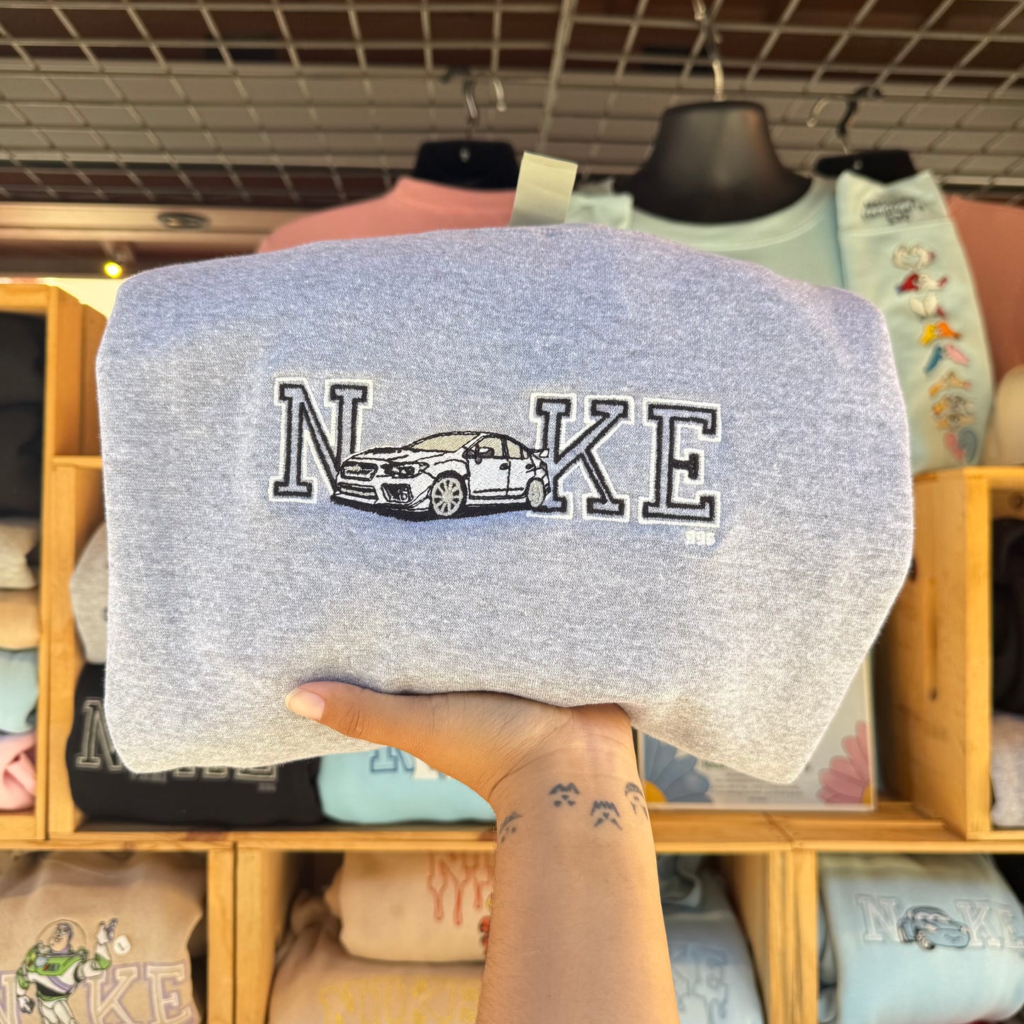 Custom Character+Double Line Letters Sweater