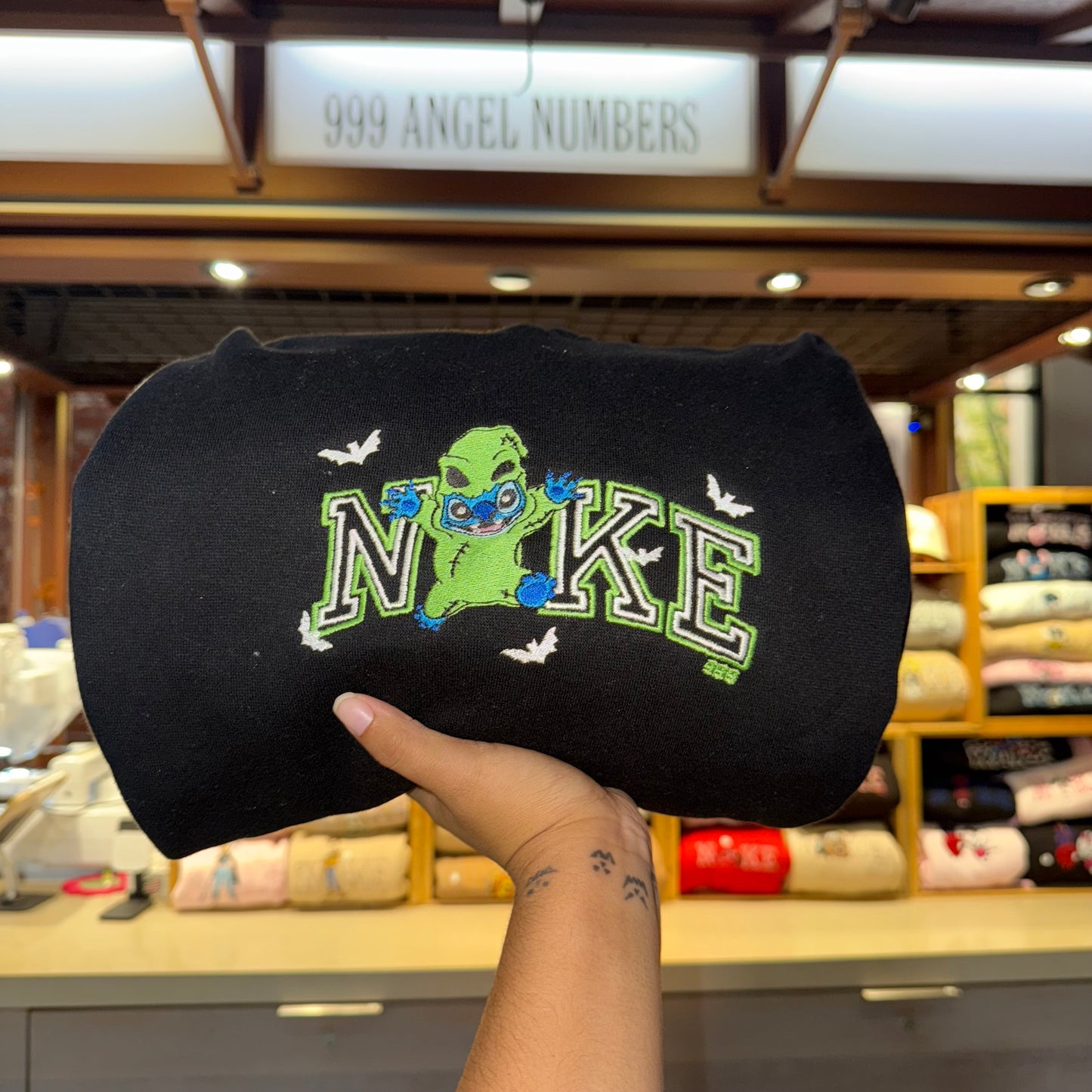 Custom Character+Double Line Letters Sweater