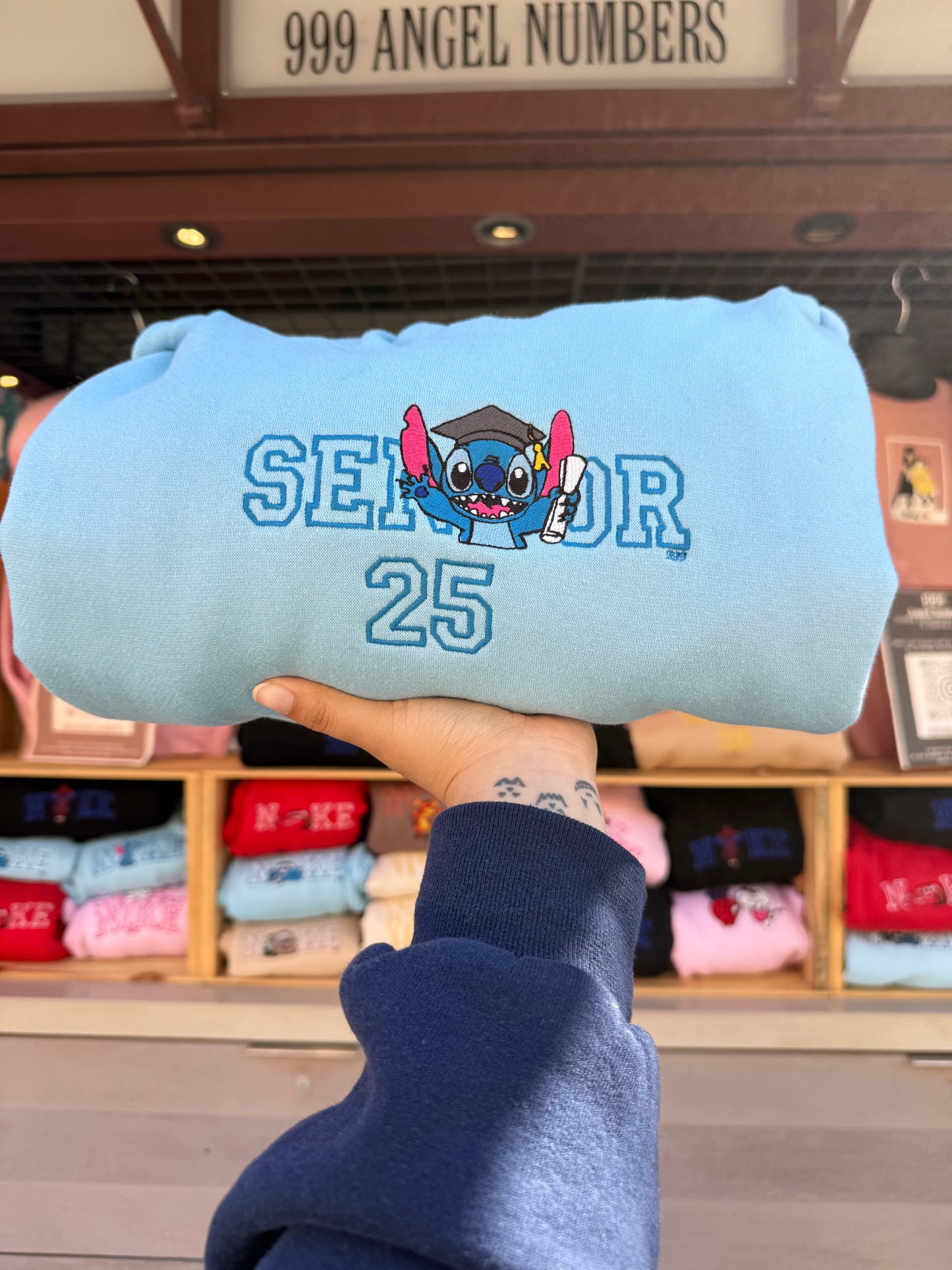Senior Alien Blue Sweater