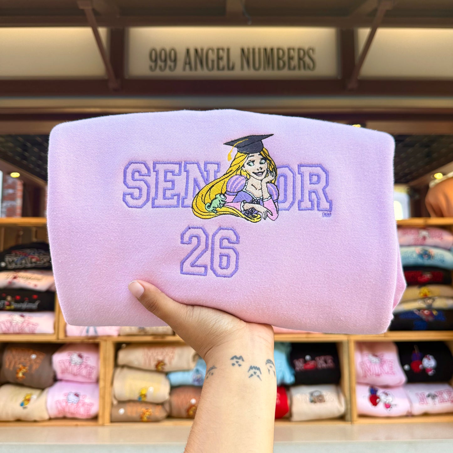 Senior Rapunzel & Lizard Sweater