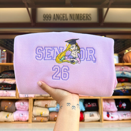 Senior Rapunzel & Lizard Sweater