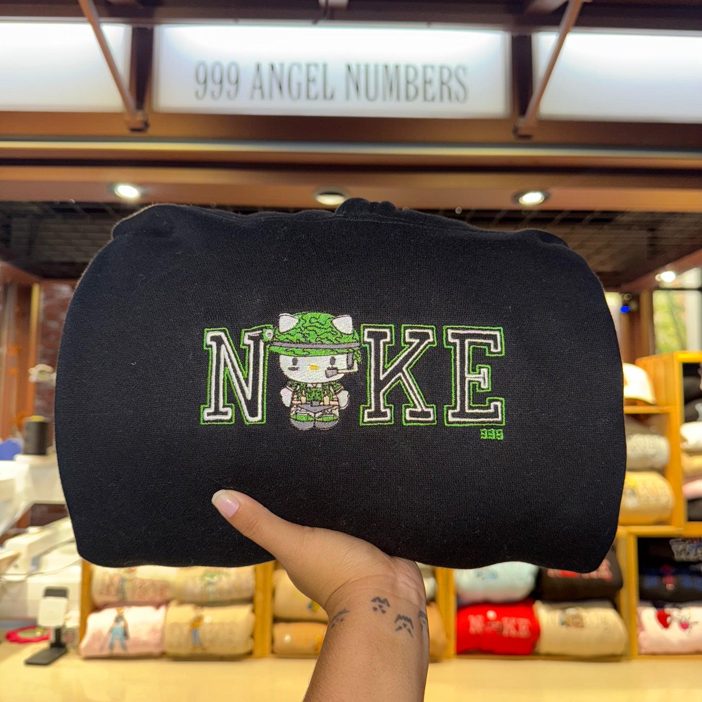 Custom Character+Double Line Letters Sweater