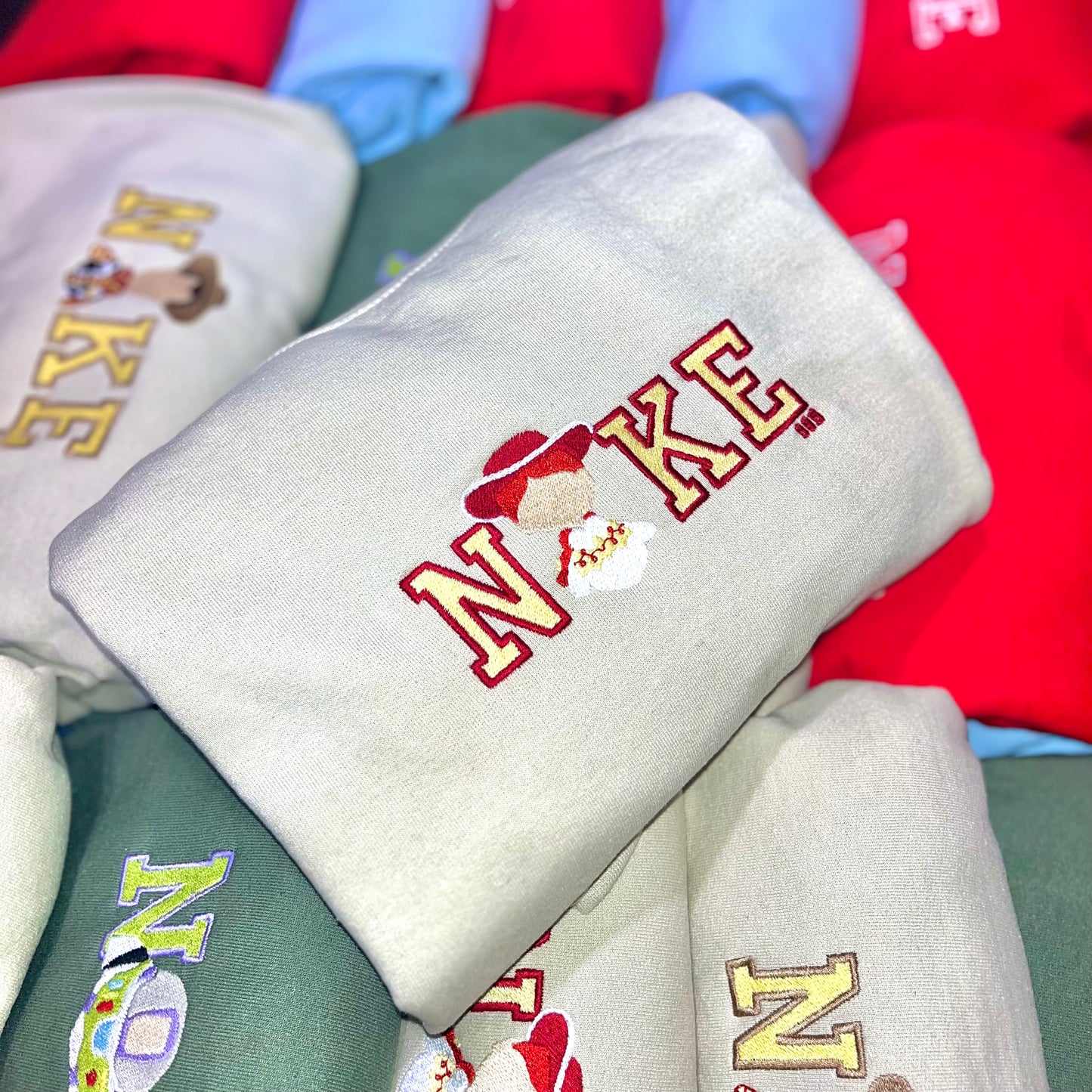 Custom Character+Filled In Letters Sweater