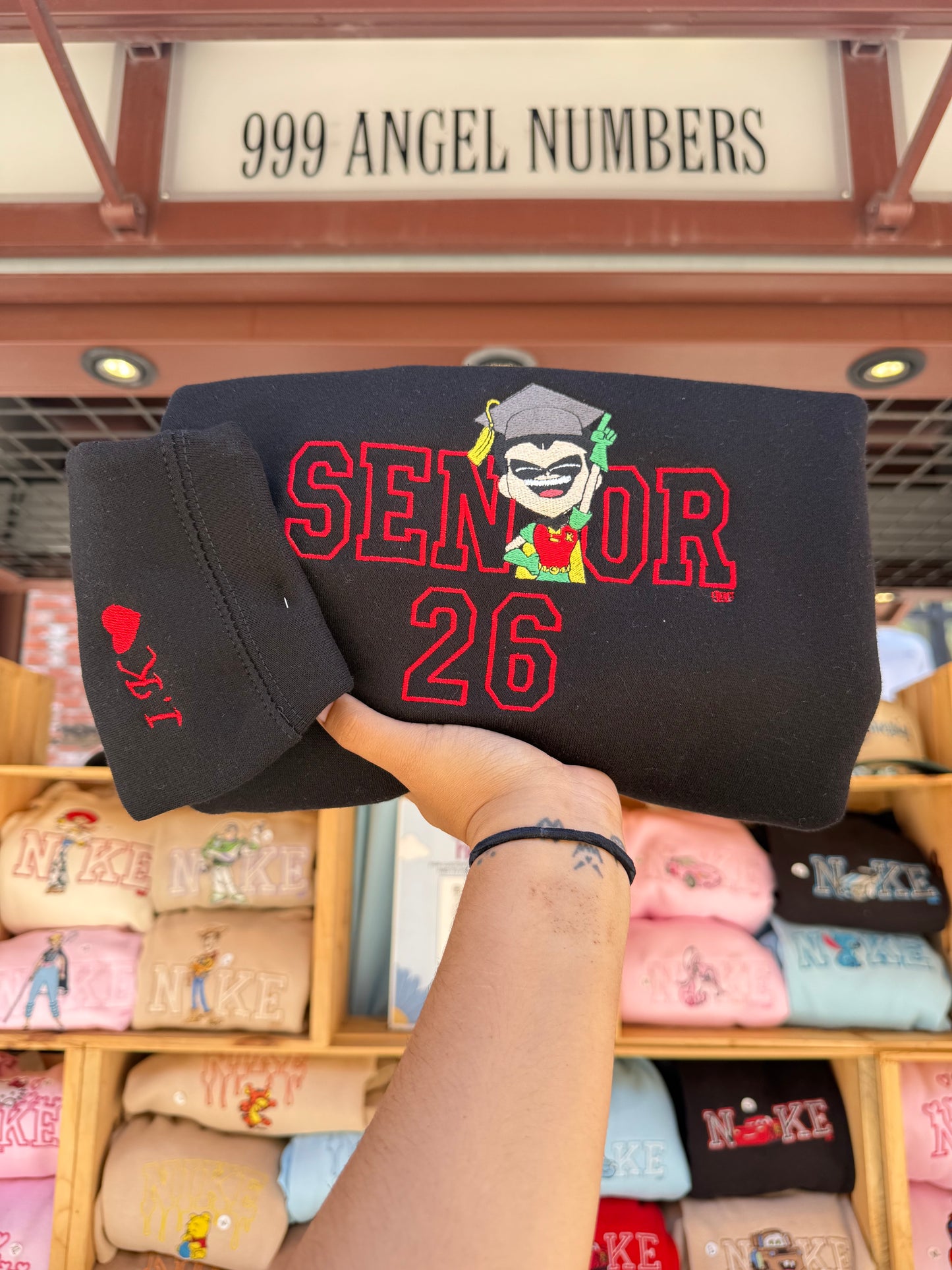 Custom Character+Senior OUTLINED Sweater