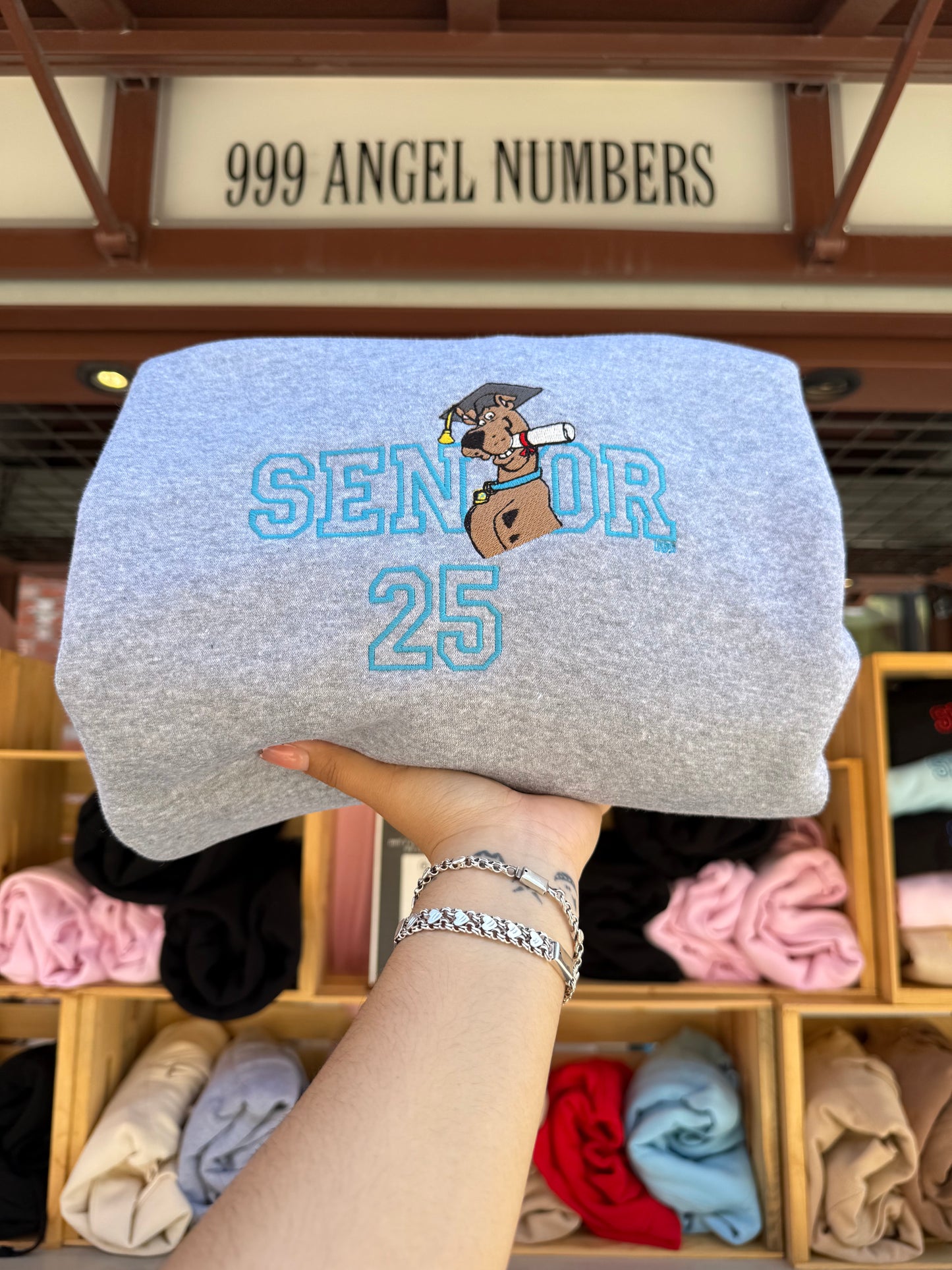 Custom Character+Senior OUTLINED Sweater