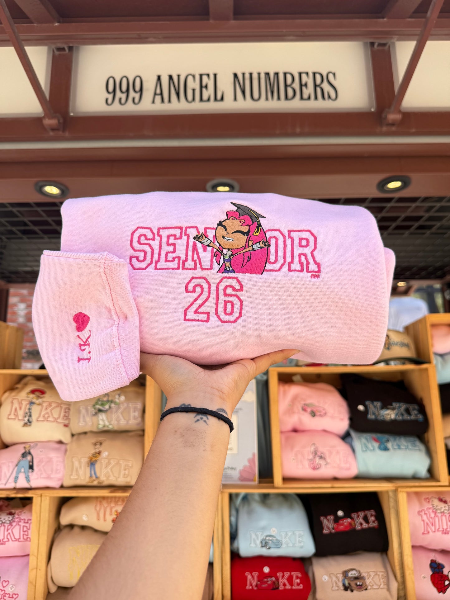 Custom Character+Senior OUTLINED Sweater