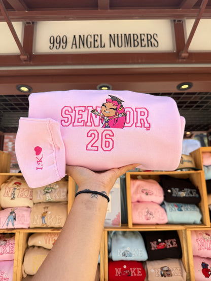 Custom Character+Senior OUTLINED Sweater