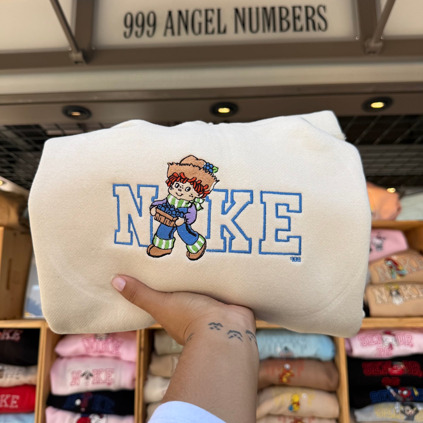 Custom Character+Outline Letters Sweater