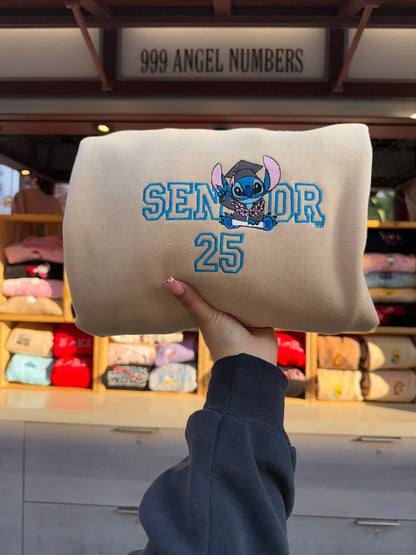 Custom Character+Senior OUTLINED Sweater