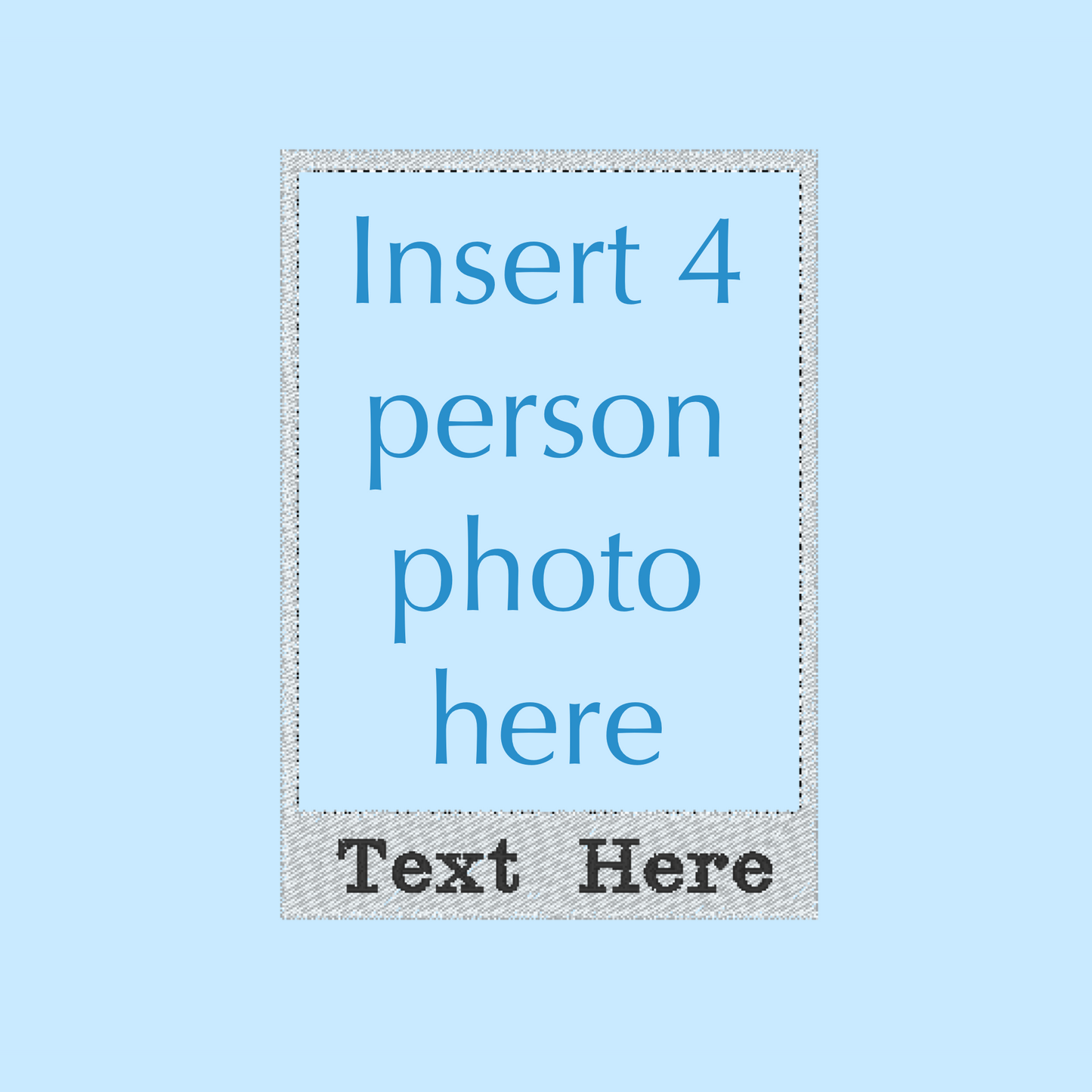 Custom 4 Person Polaroid Sweater