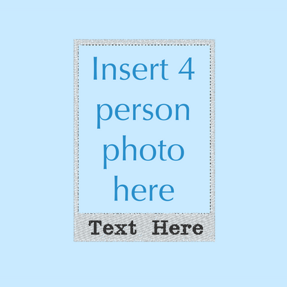 Custom 4 Person Polaroid Sweater