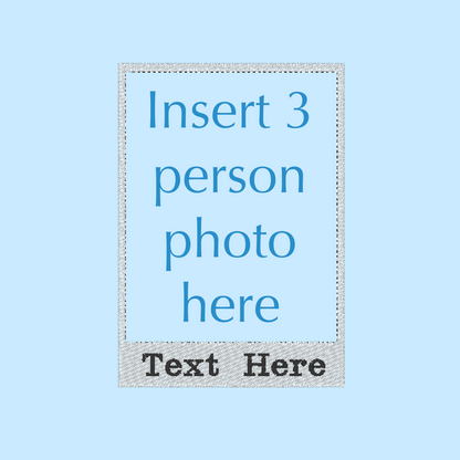 Custom 3 Person Polaroid Sweater