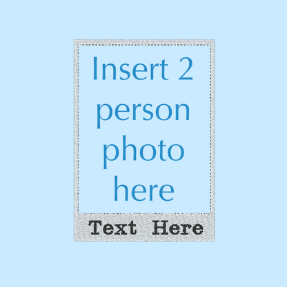 Custom 2 Person Polaroid Sweater