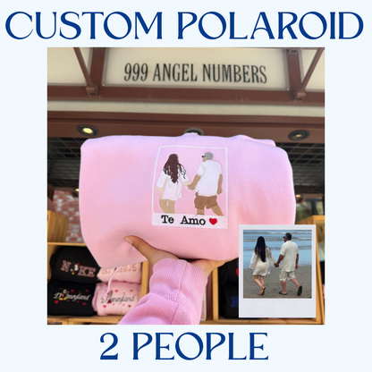 Custom 2 Person Polaroid Sweater