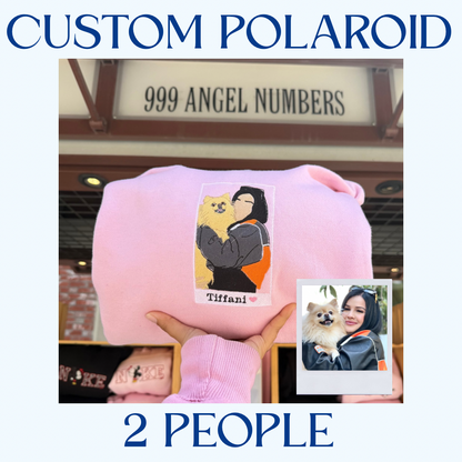 Custom 2 Person Polaroid Sweater