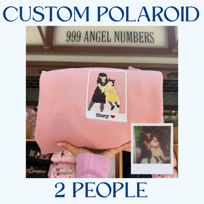 Custom 2 Person Polaroid Sweater