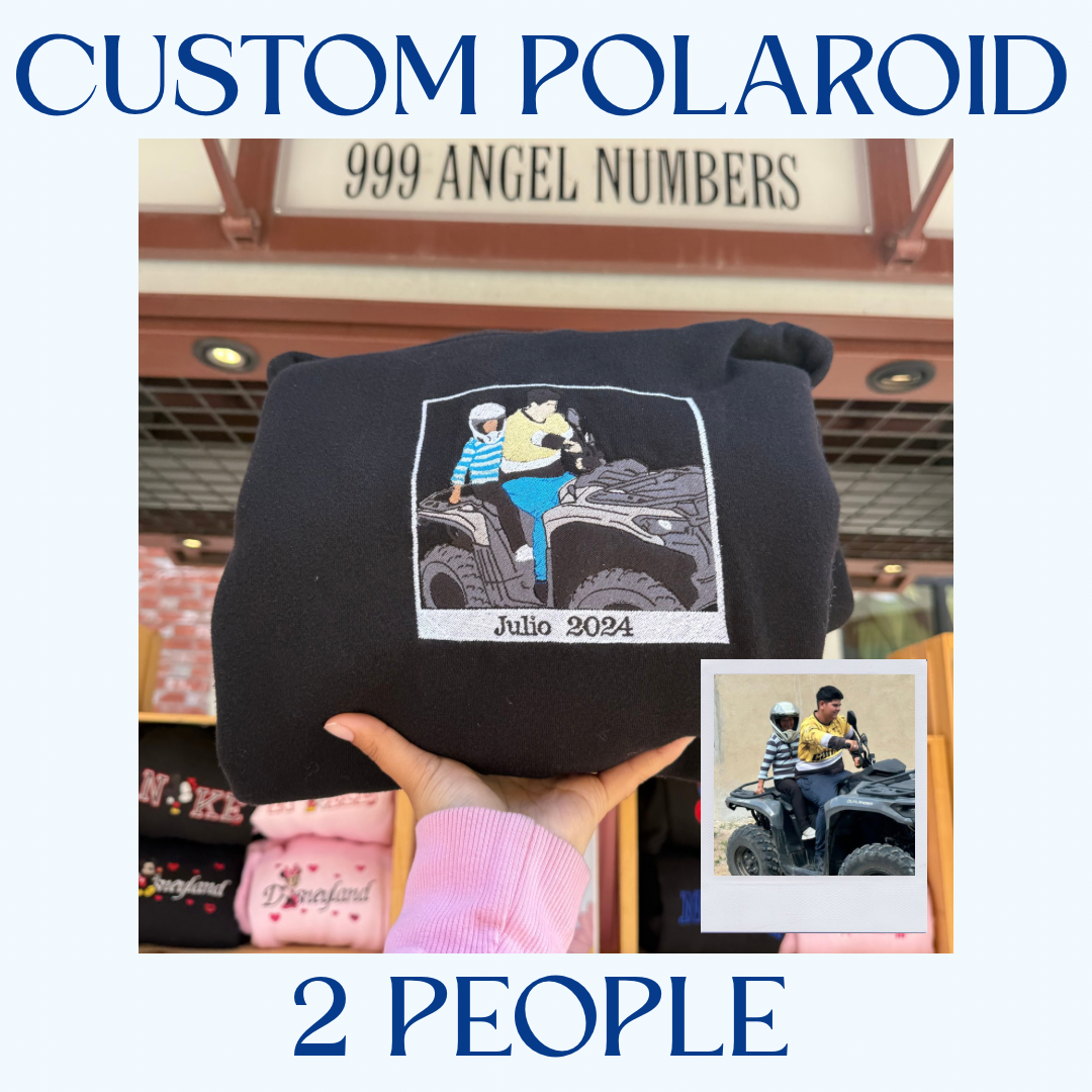 Custom 2 Person Polaroid Sweater
