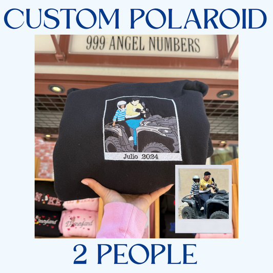 Custom 2 Person Polaroid Sweater