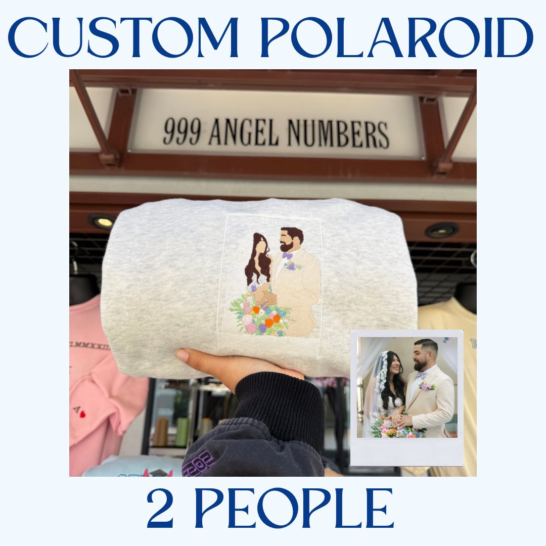 Custom 2 Person Polaroid Sweater
