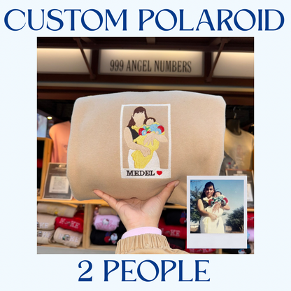 Custom 2 Person Polaroid Sweater
