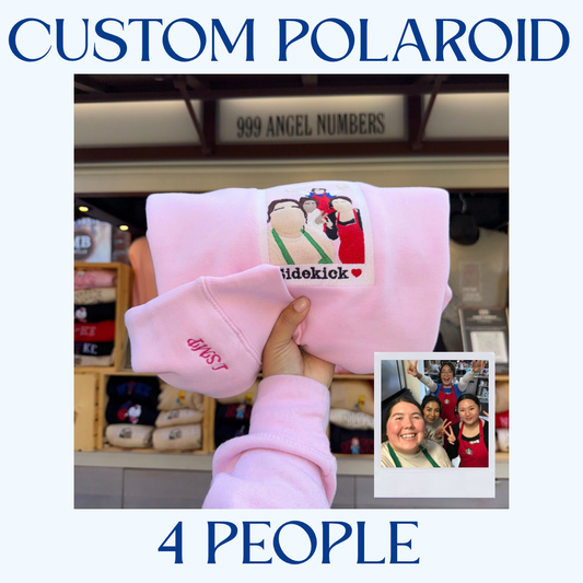 Custom 4 Person Polaroid Sweater