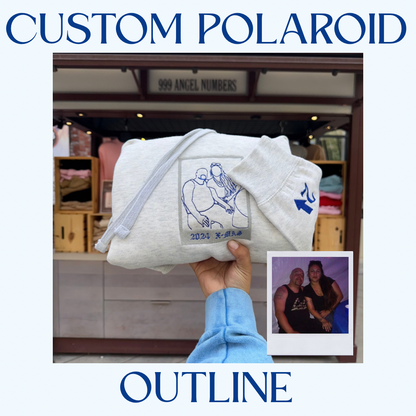 Custom Outline Polaroid (4 People MAX) Sweater