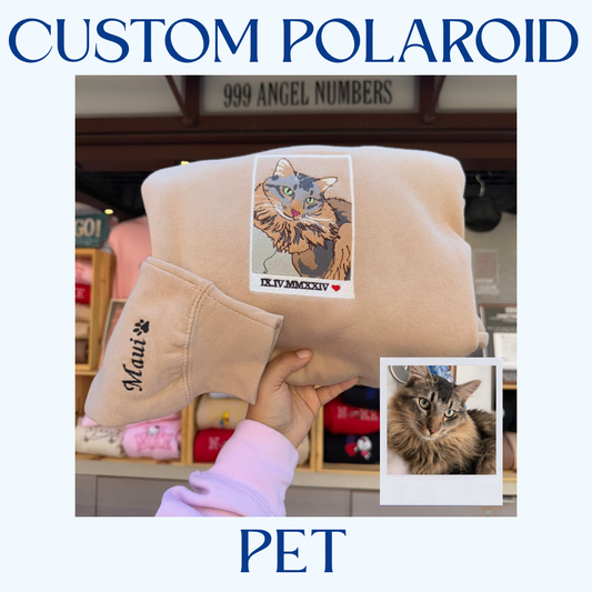 Custom Pet Polaroid Sweater
